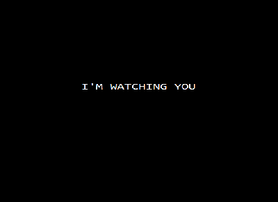 I&nbsp;AM&nbsp;WATCHING&nbsp;YOU by Cordula Ditz