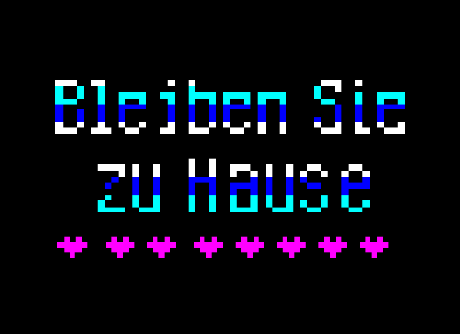 Bleiben sie zu Hause