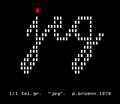 Jeg!, Petter Broen, 1979 (Reconstruction Mai van Ingen, 2026)